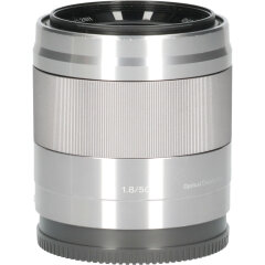 Tweedehands Sony Nex 50mm f/1.8 OSS Zilver CM9014
