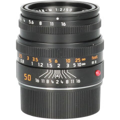 Tweedehands Leica Summicron-M 50mm f/2.0 Zwart CM7171
