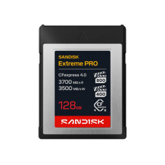 SanDisk CFexpress Extreme Pro 128GB (4.0 / Type B / 3.700.MB/s)