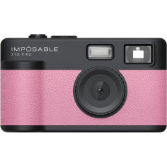 IMPOSABLE X10 PRO Blush Pink 12MP Screenless Retro Camera