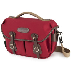 Billingham Hadley Small Pro - Burgundy/Chocolate Canvas