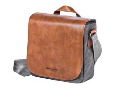 Olympus Mini Messenger Bag - Leather/Canvas