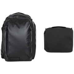 WANDRD Transit 35L Travel Backpack Black Essential Bundle