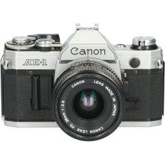Tweedehands Canon AE-1 met FD 28mm f2.8 new CM5252
