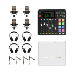 Rode RodeCaster Pro II 4 Personen Bundle