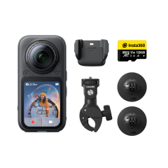 Insta360 X6 Motorcycle Bundle Midnight Black
