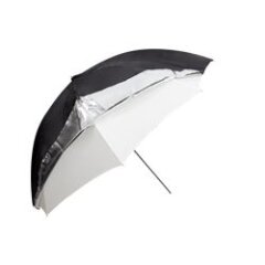 Godox Dual Duty Paraplu Zwart/Zilver/Wit 101cm