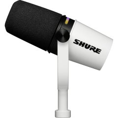 Shure MV7+ XLR/USB SPEECH Microphone White