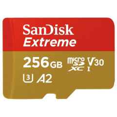 SanDisk MicroSDXC Extreme 256GB  U3 A2 160mb/s