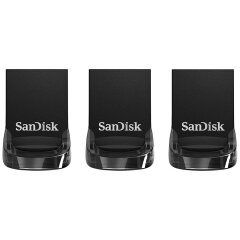 SanDisk Ultra Fit USB 3.1 Flash Drive 3-pack