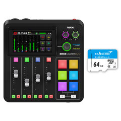 RODE RODECaster Duo + Exascend Essential-X Micro SD Card 64G