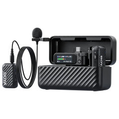 Boya Boyamic 2-01 Professional-Grade Microphone Includes 2 Lavalier mic