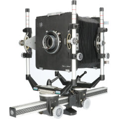 Tweedehands Cambo 4x5" camera met Schneider Xenon 150mm f/4.5 CM6142