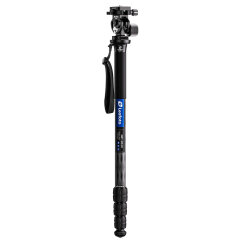 Leofoto 5-SECTION Carnon Fiber Monopod MP-285C And Tilt Head VH-10S