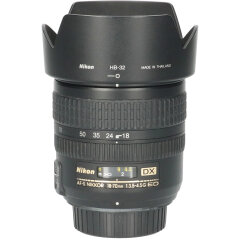 Tweedehands Nikon 18-70mm f/3.5-4.5G ED DX CM5796