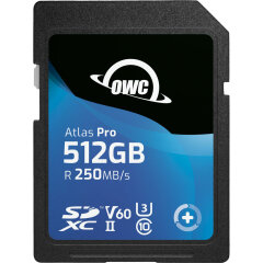 OWC Atlas Pro SDXC UHS-II V60 Media Card 512GB