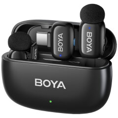 Boya MINI-14 Ultra-Mini Wireless Microphone 2TX + 1RX - USB-C