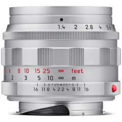 Leica SUMMILUX-M 50 f/1.4  silver chrome finish