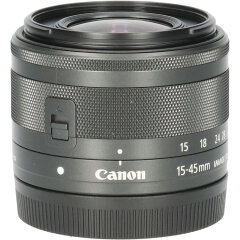 Tweedehands Canon EF-M 15-45mm f/3.5-6.3 IS STM - Zwart CM7257