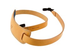 4V Design Classic Large Neck Strap Tuscany Leer  - Natural/Cyan