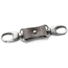The Hantler Belt anchor Stone Gray Old Silver