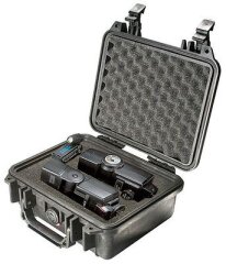Peli™ (Protector) Case 1200 Black 23,5x18,1x10,5cm (plukschuim interieur)