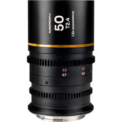 Laowa Nanomorph 50mm T2.4 1.5X S35 (Amber) (Cine) Arri PL+EF