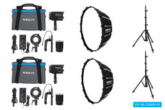 Nanlite Forza 60B II Bi-Colour LED Dual Kit (2 lampstatieven en 2 softboxen)
