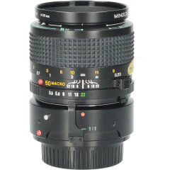 Tweedehands Minolta MD 50mm f/3.5 inclusief adapter CM6208