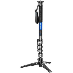 Leofoto Flip Lock Carbon Fiber Monopod With Monopod Support VD-04P