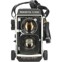Tweedehands Mamiya C220 + Sekor 80mm f/2.8 Blue dot CM3306