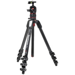 Manfrotto 055 Carbon 4-Section Tripod with XPRO Ball Head + MOVE