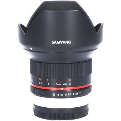 Tweedehands Samyang 12mm f/2.0 NCS CS Fuji X- Zwart CM7079