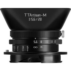 TTArtisan 28mm f/5.6 Leica M | FullFrame Black - OUTLET