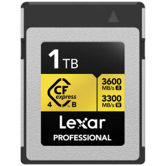Lexar CFexpress Pro Type B Gold 4.0 Series 1TB - R3600/W3300 