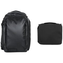 WANDRD Transit 45L Travel Backpack Black Essential+ Bundle