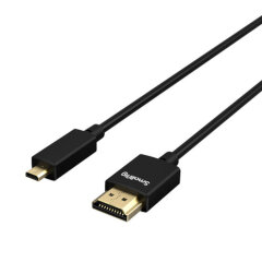 SmallRig 3043B Ultra-Slim 4K HDMI Data Cable (D To A) (55cm)