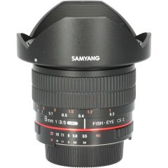 Tweedehands Samyang 8mm f/3.5 Fisheye IF MC CS-II Nikon CM7448