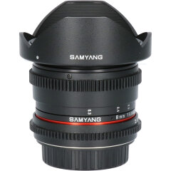 Tweedehands Samyang 8mm f/3.8 T MC Fisheye Canon VDSLR CM6073