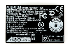 Fujifilm NP-T125 accu voor GFX 50S & GFX 50R