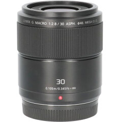 Tweedehands Panasonic Lumix G Macro 30mm f/2.8 ASPH Mega OIS - Zwart CM7433