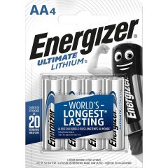 Energizer Lithium Batterij AA 1.5 V Ultimate 4-Blister