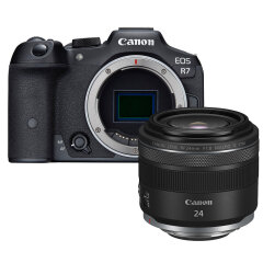 Cameraland Canon EOS R7 + RF 24mm f/1.8 Macro IS STM aanbieding