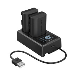 SmallRig 5409 Camera Battery X2 And Charger Kit For Canon LP-E6P