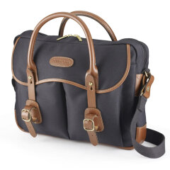 Billingham Thomas Brief Case - Black Fibrenyte/Tan