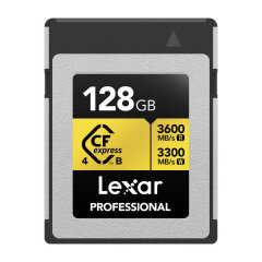 Lexar CFexpress Pro Type B Gold 4.0 Series 128GB - R3600/W3300MB/s