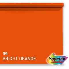 Superior Achtergrondpapier Bright Orange 2.72m x 11m