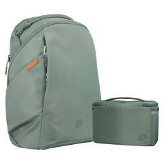 Leofoto Backpack 17l + Camera Cube (Green)