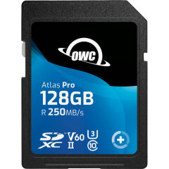 OWC Atlas Pro SDXC UHS-II V60 Media Card 128GB