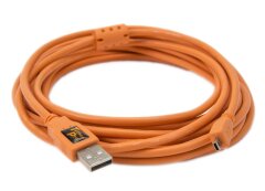 Tether Tools TetherPro USB 2.0 - Mini-B 8 pin (4,6m oranje)